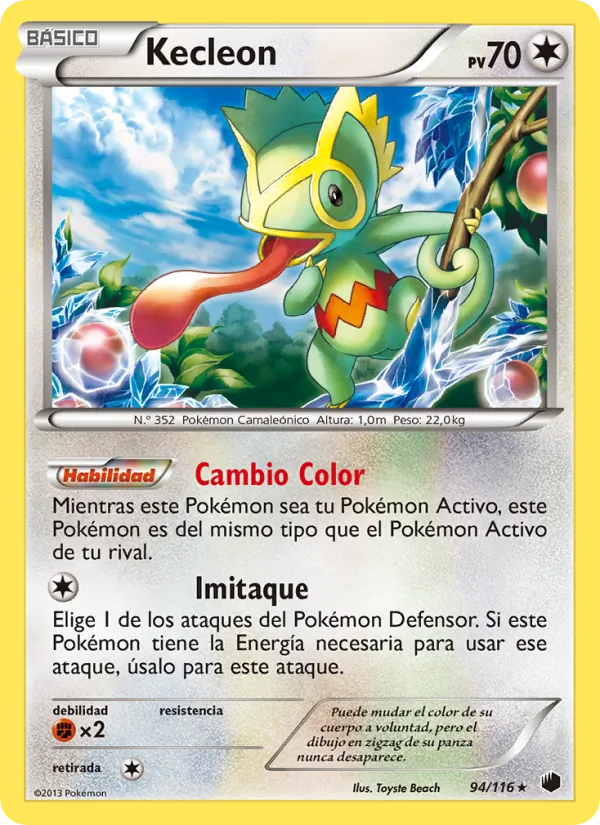 Carta Kecleon de la expansión Glaciación Plasma, número 94/116