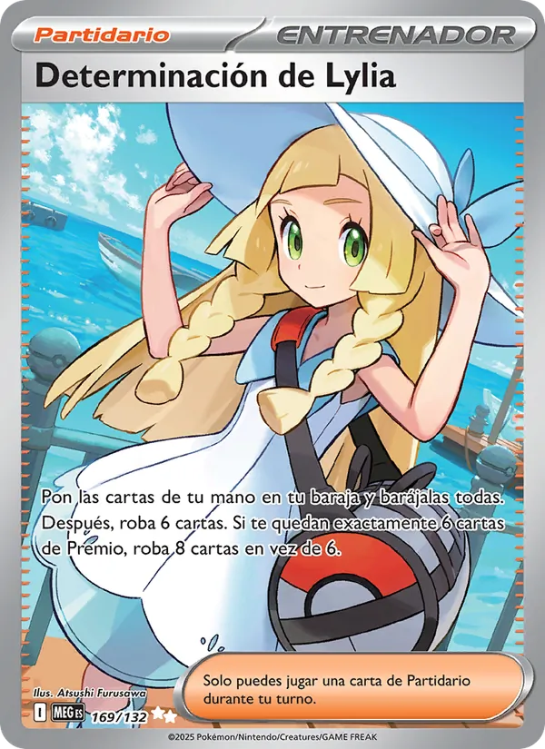 Carta Determinación de Lylia de la expansión Megaevolución, número 169/132