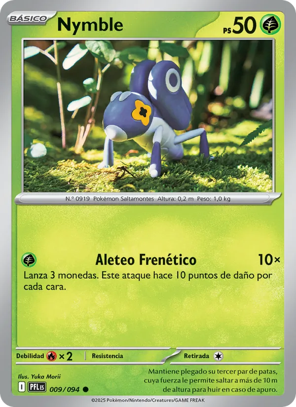 Carta Nymble de la expansión Fuegos Fantasmales, número 009/94