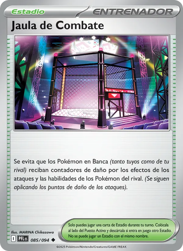 Carta Jaula de Combate de la expansión Fuegos Fantasmales, número 085/94