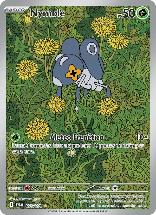 Carta Nymble de la expansión Fuegos Fantasmales, número 096/94