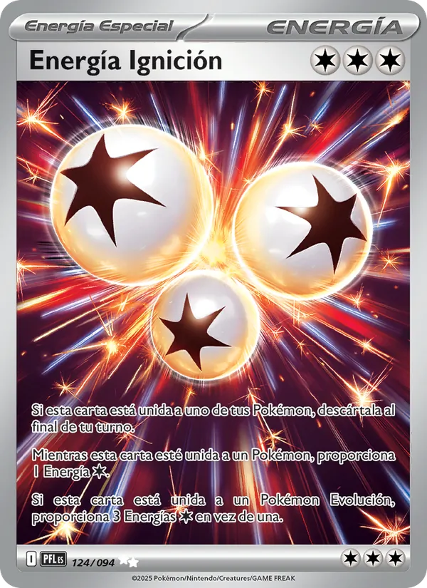 Carta Energía Ignición de la expansión Fuegos Fantasmales, número 124/94