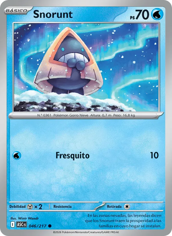 Carta Snorunt de la expansión Héroes Ascendentes, número 046/217