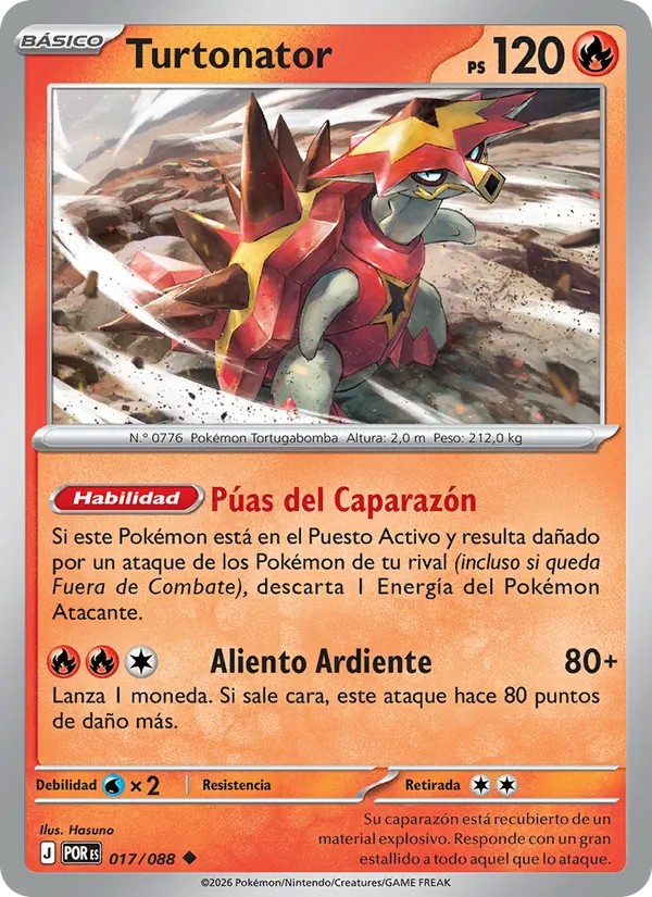 Carta Turtonator de la expansión Equilibrio Perfecto, número 017/88
