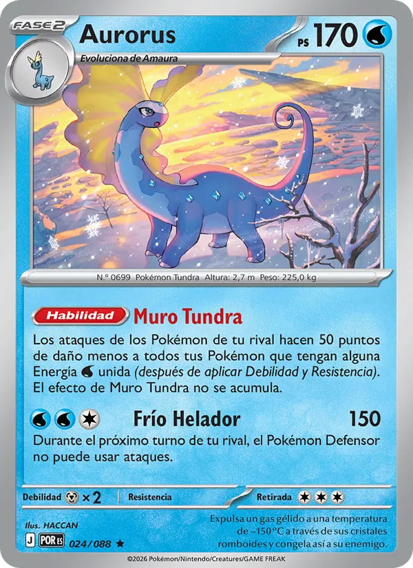 Carta Aurorus de la expansión Equilibrio Perfecto, número 024/88