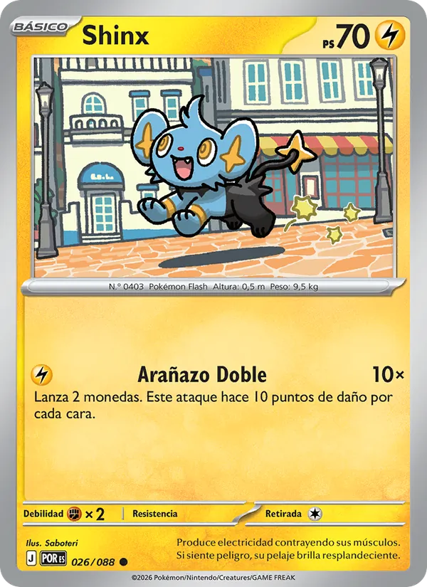 Carta Shinx de la expansión Equilibrio Perfecto, número 026/88