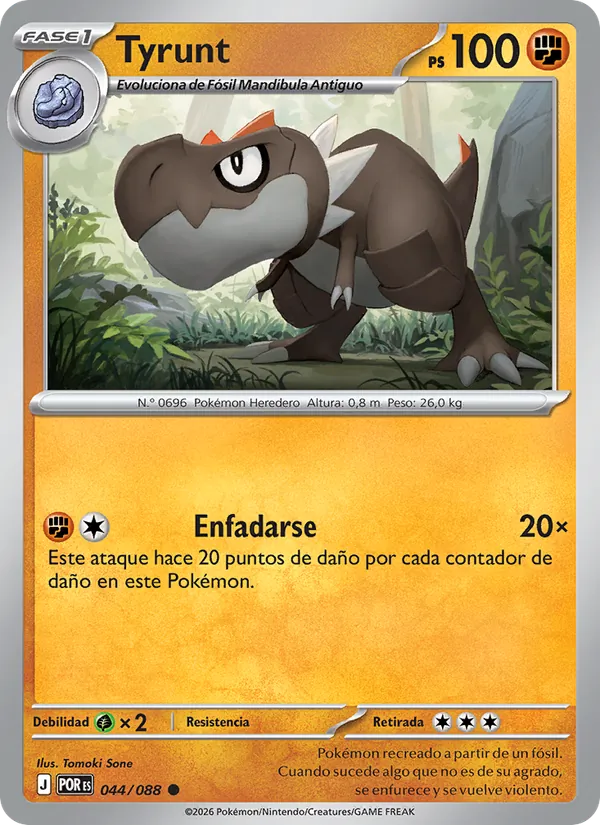 Carta Tyrunt de la expansión Equilibrio Perfecto, número 044/88
