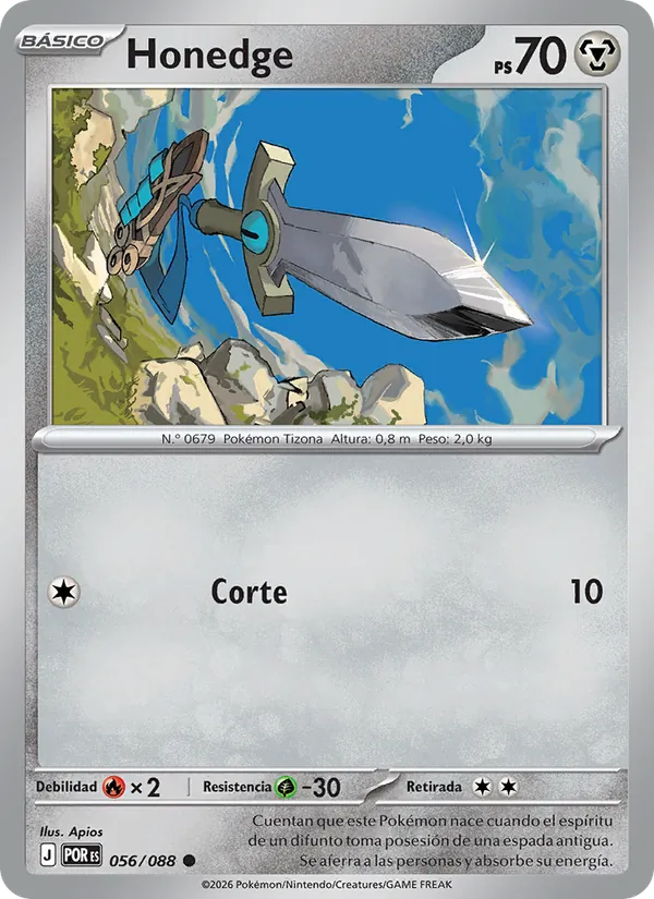Carta Honedge de la expansión Equilibrio Perfecto, número 056/88
