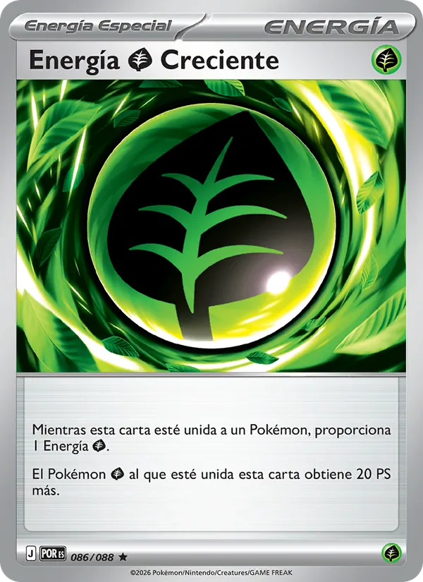 Carta Energía Grass Creciente de la expansión Equilibrio Perfecto, número 086/88