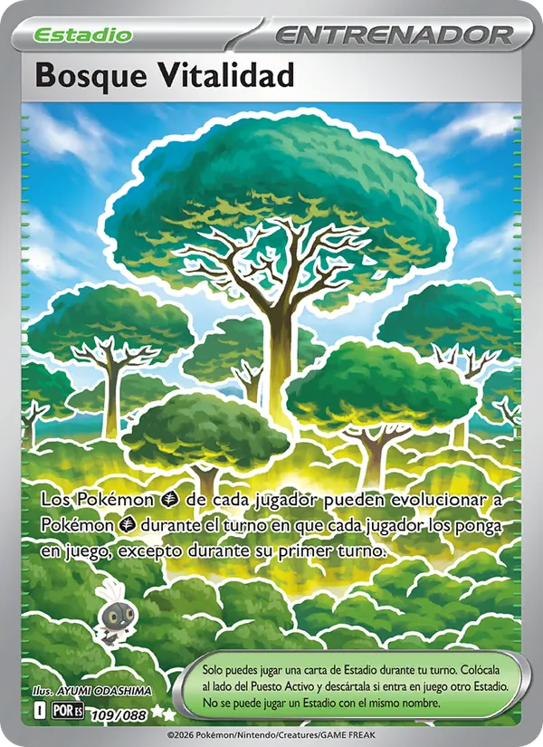 Carta Bosque Vitalidad de la expansión Equilibrio Perfecto, número 109/88