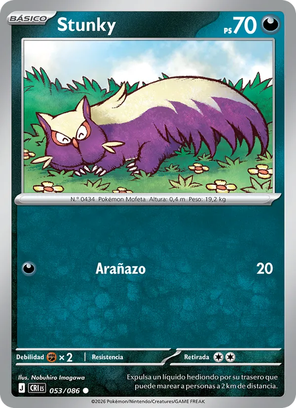 Carta Stunky de la expansión Caos Creciente, número 053/86