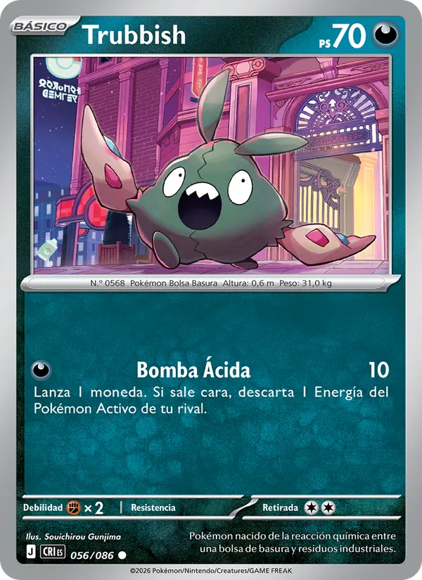 Carta Trubbish de la expansión Caos Creciente, número 056/86