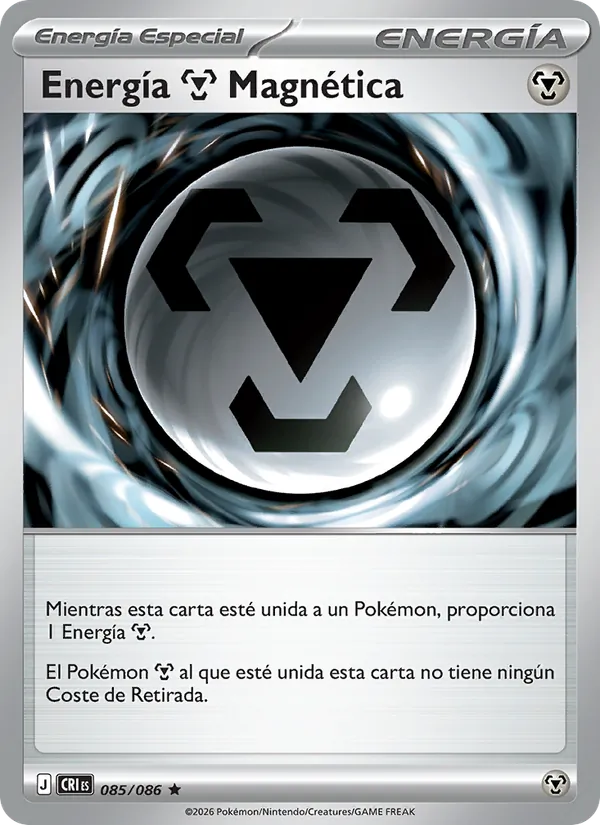 Carta Energía Metal Magnética de la expansión Caos Creciente, número 085/86