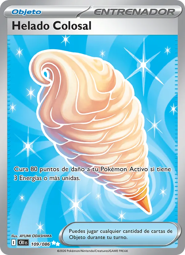Carta Helado Colosal de la expansión Caos Creciente, número 109/86