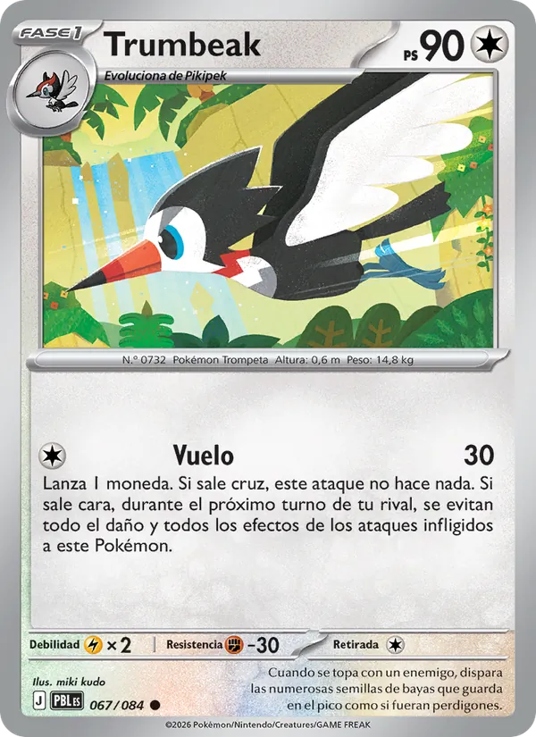 Carta Trumbeak de la expansión Oscuridad Absoluta, número 067/84