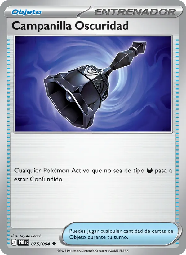 Carta Campanilla Oscuridad de la expansión Oscuridad Absoluta, número 075/84