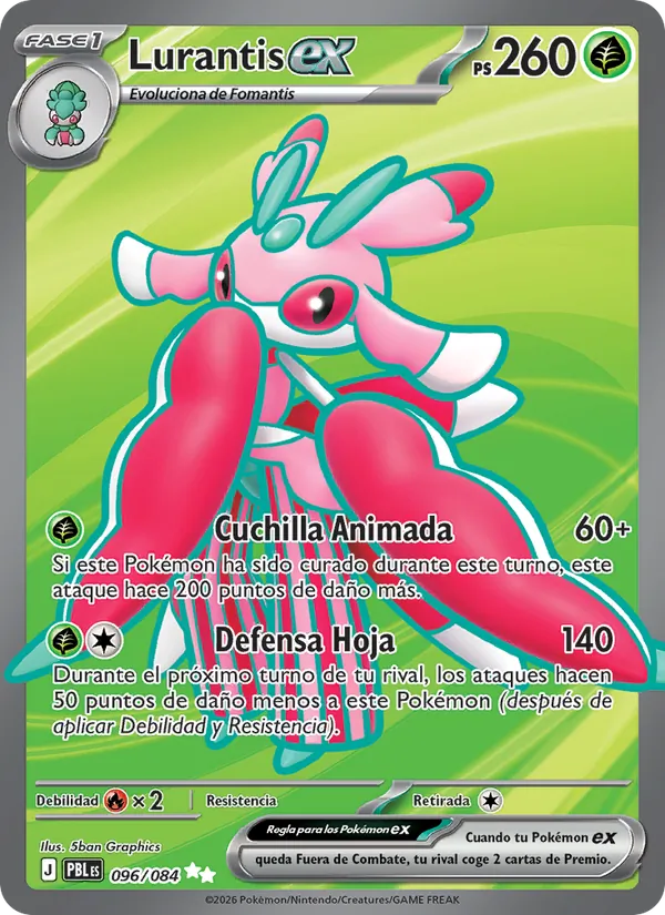 Carta Lurantis ex de la expansión Oscuridad Absoluta, número 096/84