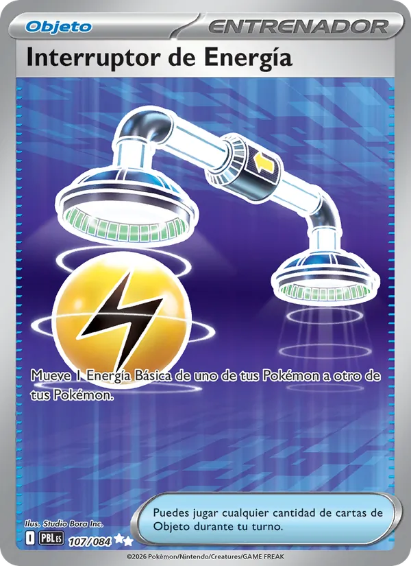 Carta Interruptor de Energía de la expansión Oscuridad Absoluta, número 107/84