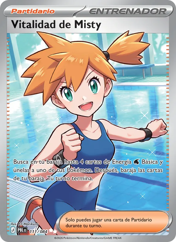 Carta Vitalidad de Misty de la expansión Oscuridad Absoluta, número 111/84