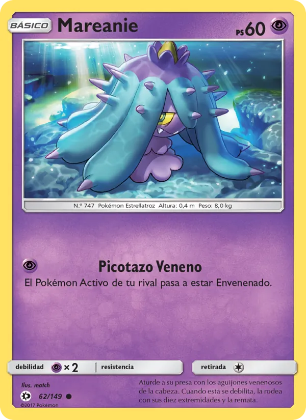 Carta Mareanie de la expansión Sol y Luna, número 62/149