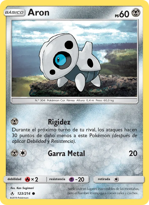 Carta Aron de la expansión Vínculos Indestructibles, número 123/214