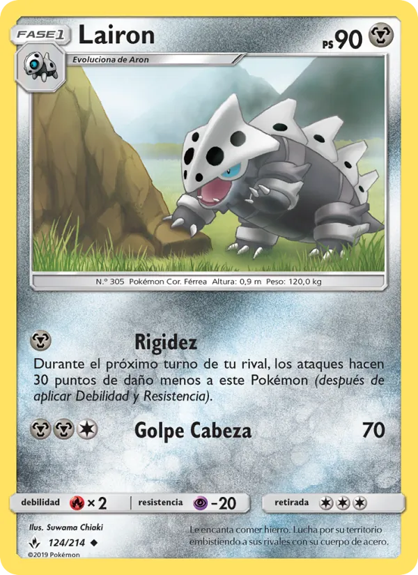 Carta Lairon de la expansión Vínculos Indestructibles, número 124/214
