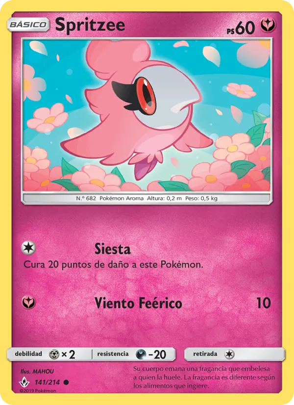 Carta Spritzee de la expansión Vínculos Indestructibles, número 141/214