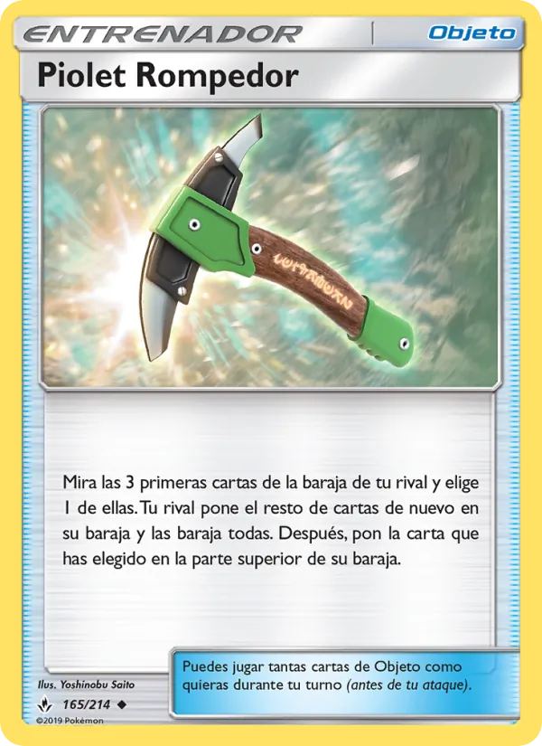 Carta Piolet Rompedor de la expansión Vínculos Indestructibles, número 165/214