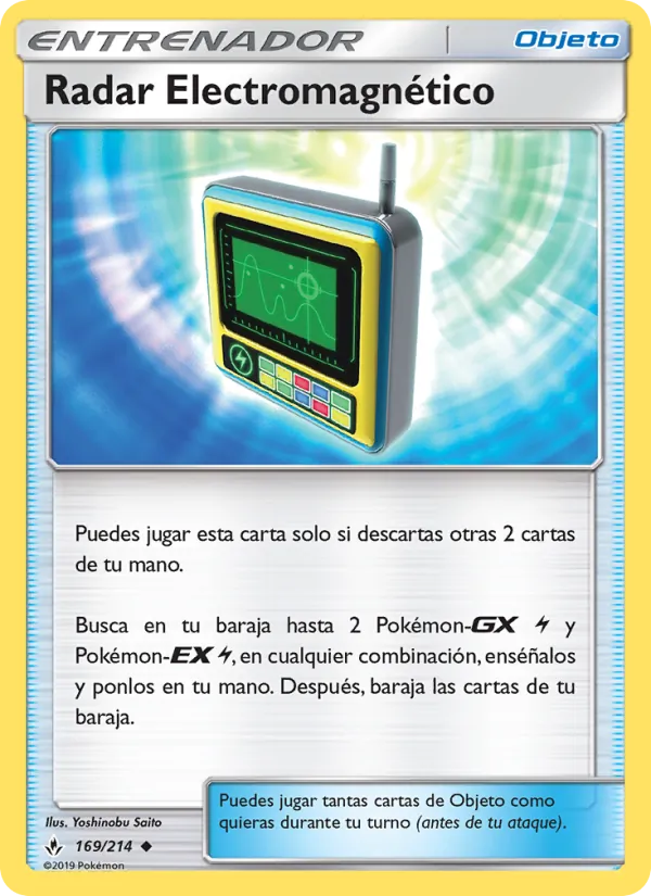 Carta Radar Electromagnético de la expansión Vínculos Indestructibles, número 169/214