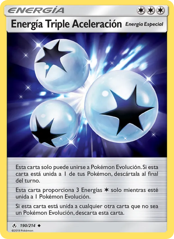 Carta Energía Triple Aceleración de la expansión Vínculos Indestructibles, número 190/214