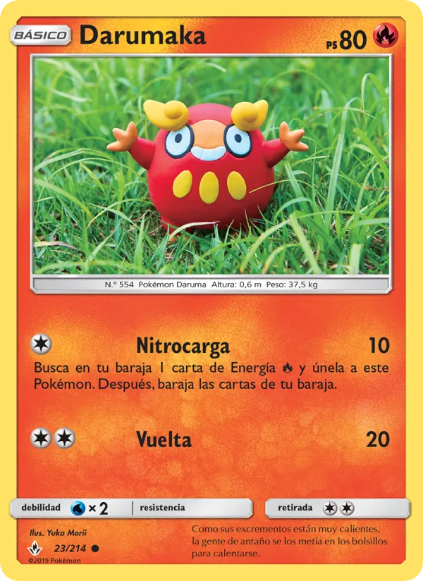 Carta Darumaka de la expansión Vínculos Indestructibles, número 23/214