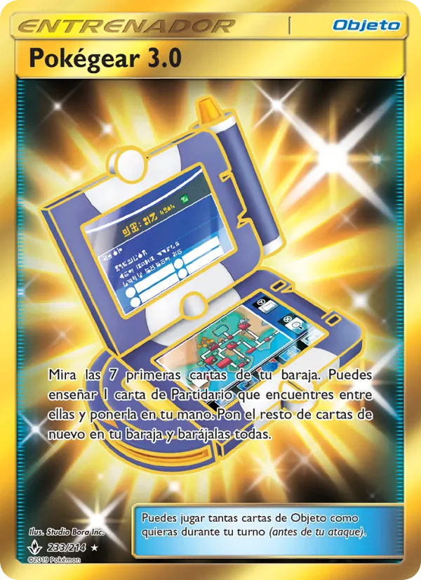 Carta Pokégear 3.0 de la expansión Vínculos Indestructibles, número 233/214