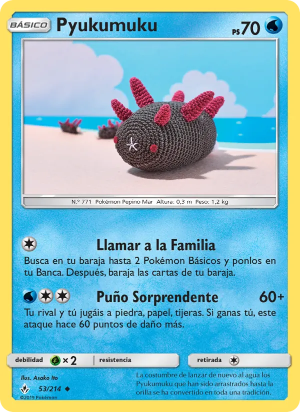 Carta Pyukumuku de la expansión Vínculos Indestructibles, número 53/214
