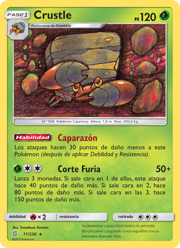 Carta Crustle de la expansión Mentes Unidas, número 11/236