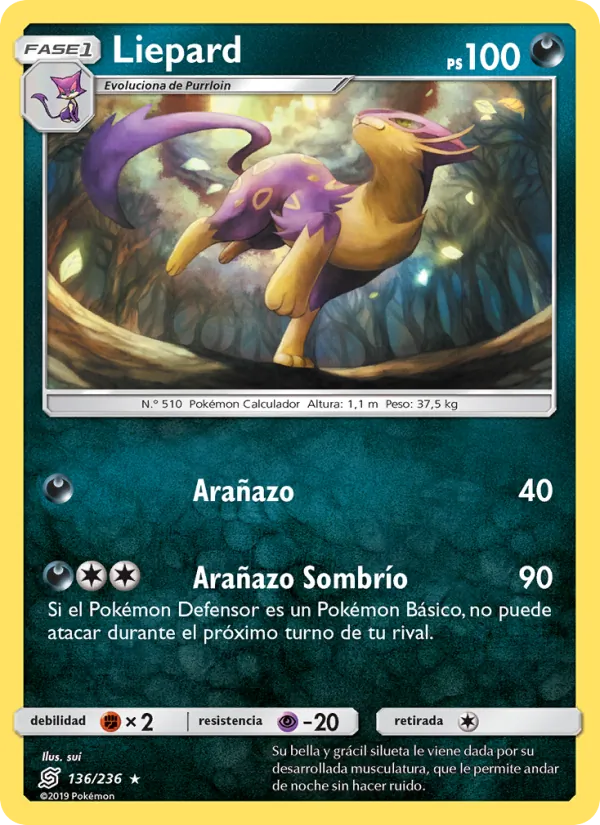 Carta Liepard de la expansión Mentes Unidas, número 136/236