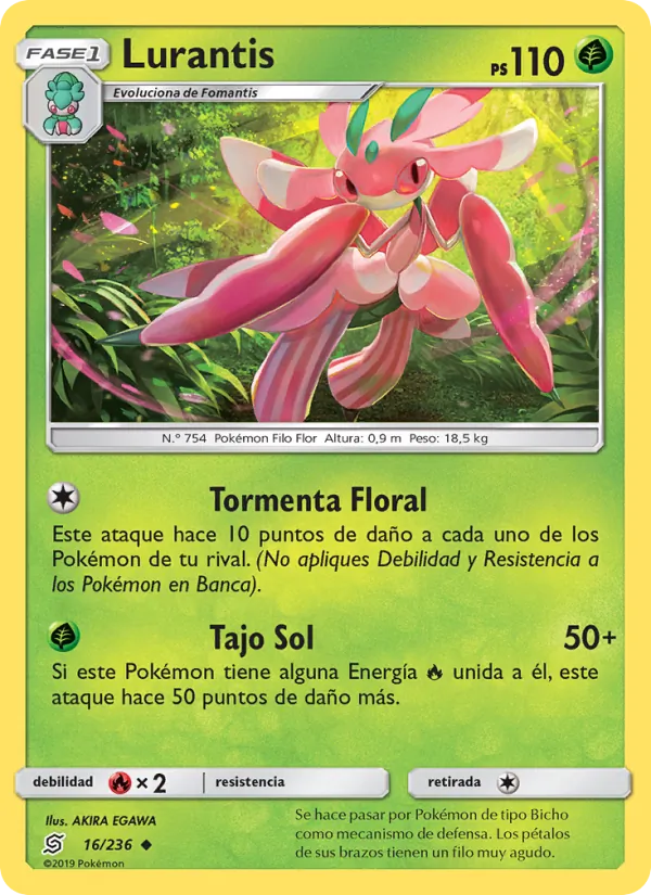 Carta Lurantis de la expansión Mentes Unidas, número 16/236