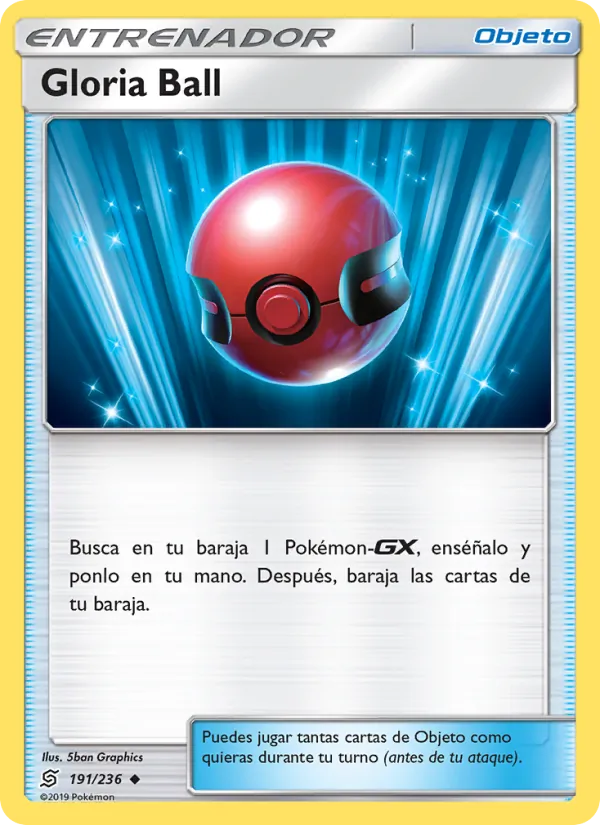 Carta Gloria Ball de la expansión Mentes Unidas, número 191/236