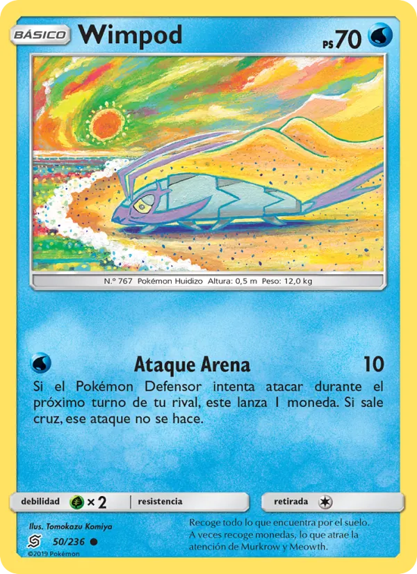 Carta Wimpod de la expansión Mentes Unidas, número 50/236