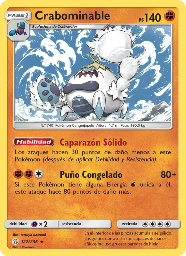 Carta Crabominable de la expansión Eclipse Cósmico, número 122/236