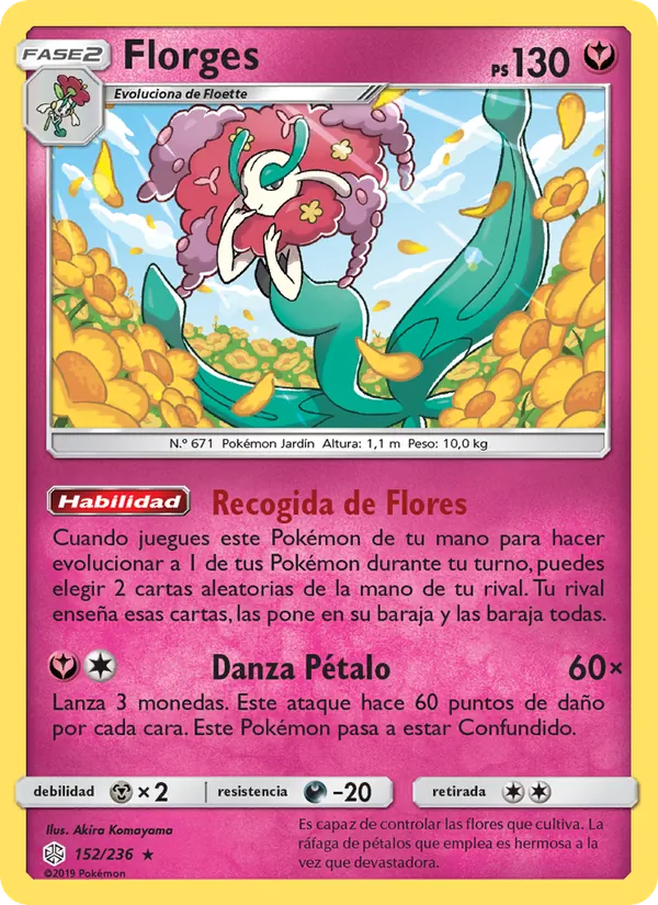 Carta Florges de la expansión Eclipse Cósmico, número 152/236