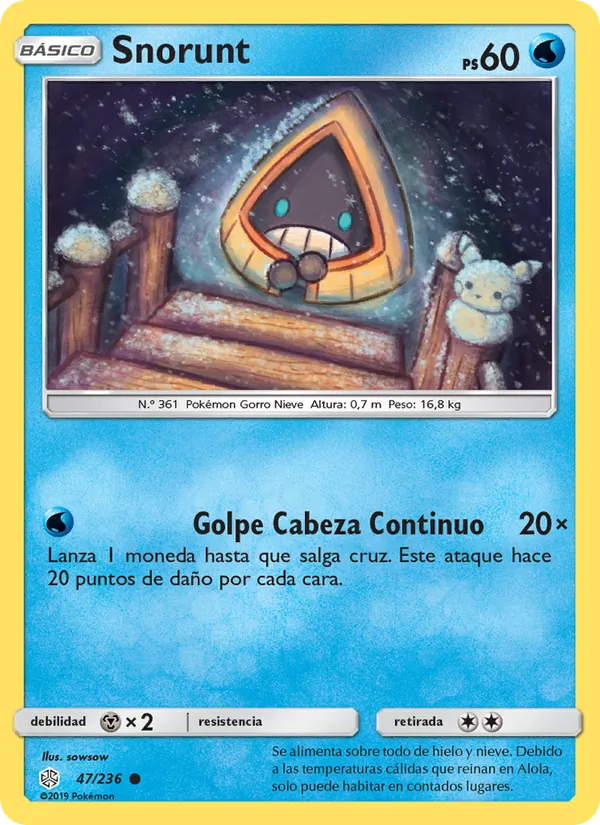 Carta Snorunt de la expansión Eclipse Cósmico, número 47/236