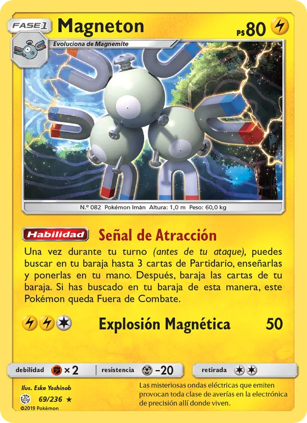 Carta Magneton de la expansión Eclipse Cósmico, número 69/236