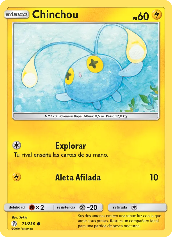 Carta Chinchou de la expansión Eclipse Cósmico, número 71/236
