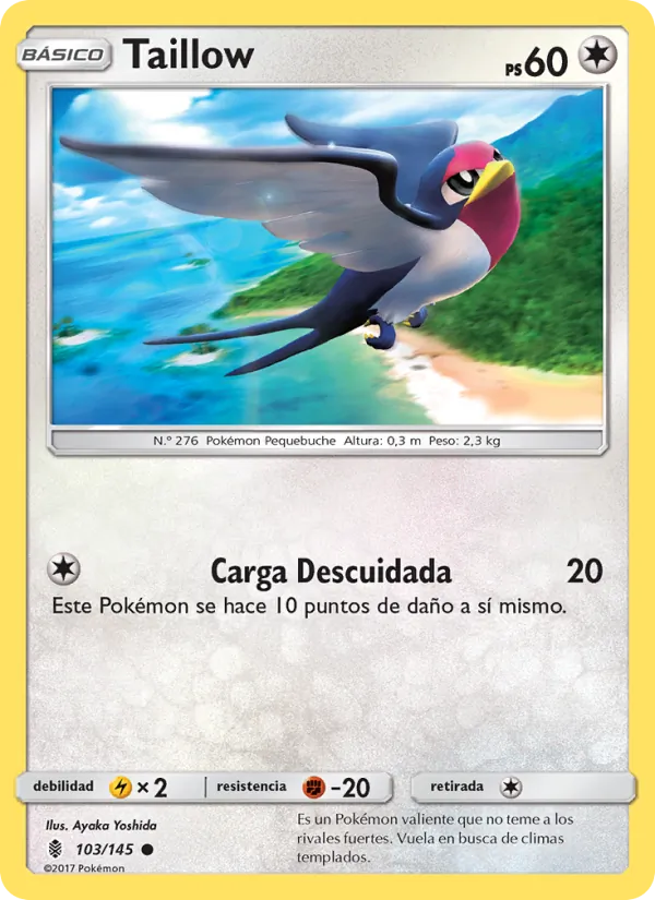 Carta Taillow de la expansión Albor de Guadianes, número 103/145