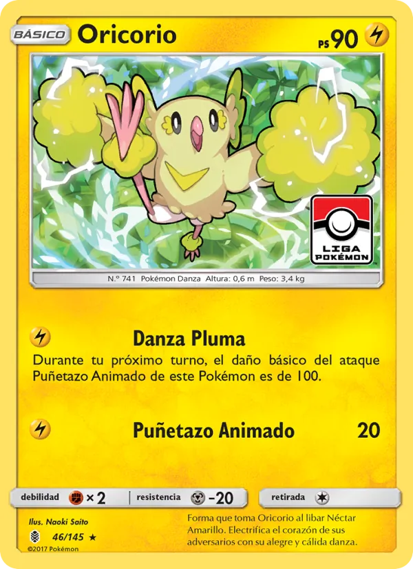 Carta Oricorio de la expansión Albor de Guadianes, número 46/145