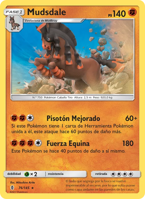 Carta Mudsdale de la expansión Albor de Guadianes, número 76/145