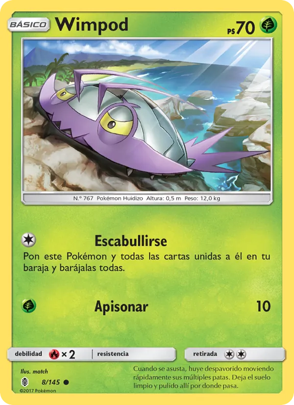 Carta Wimpod de la expansión Albor de Guadianes, número 8/145