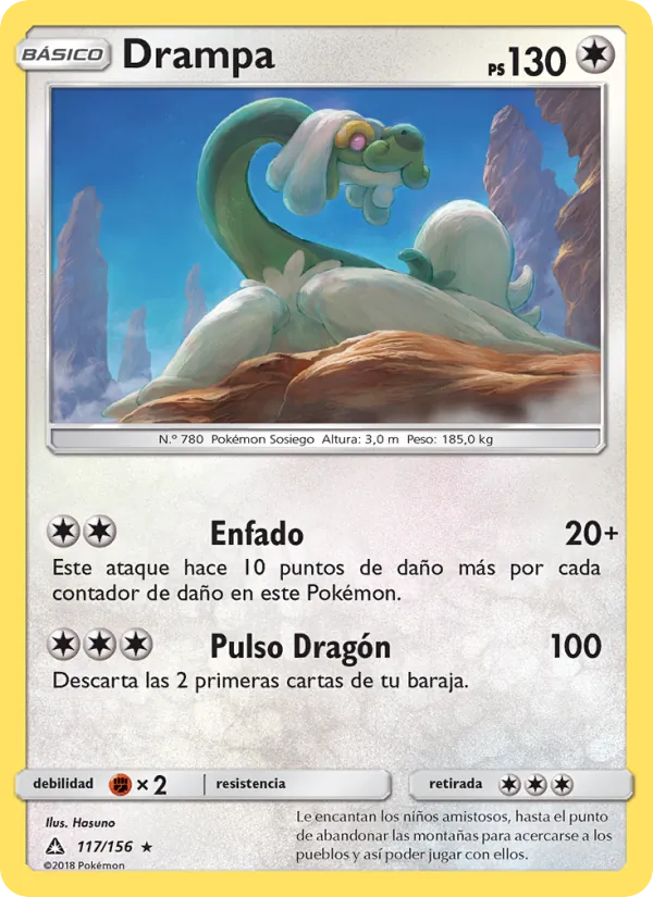 Carta Drampa de la expansión Ultraprisma, número 117/156