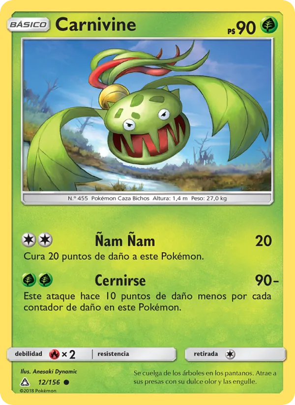 Carta Carnivine de la expansión Ultraprisma, número 12/156