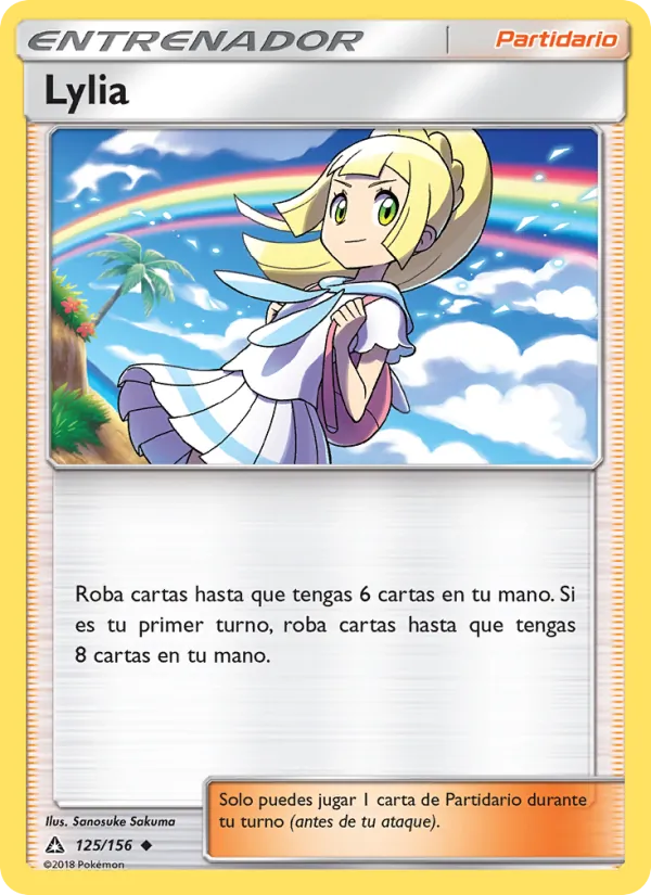 Carta Lylia de la expansión Ultraprisma, número 125/156